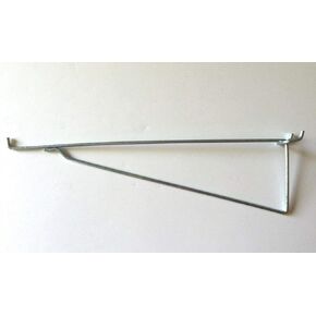 (2 Pack) Metal 12 Inch Shelf Bracket Garage Peg Hanger for 1/8'' & 1/4'' Pegboard in Saudi Arabia