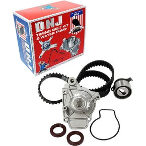 DNJ TBK290AWP Timing Belt Kit with Water Pump/For 1988-1991 / Honda/Civic, CRX / 1.6L / SOHC / L4 / 16V / 97cid / D16A6