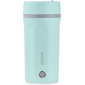 balbali 17oz Travel Kettle Portable Electric Kettle - Mini Hot Water Boiler/Maker/Heater/Warmer for Tea - Small Electric Thermos Heated Travel Mug - Portable Kettle for Travel - Green in Kuwait