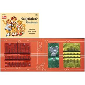 Prym Darning Threader Folder, Assorted, 29 pc Hand Needles, Einheits Größe, Gold-Coloured Count