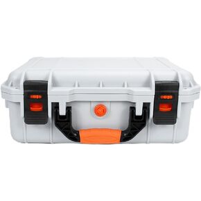 حافظة صلبة لهاتف Apple Vision Pro، حقيبة حمل مدمجة للسفر والتخزين المنزلي، حافظة مقاومة للماء VR متوافقة مع Apple Vision Pro، ملحقات Apple Vision Pro المتميزة، فضي in Kuwait