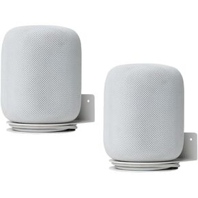 shinar Metal Wall Mount Compatible with Homepod 2, Bracket Accessories Stand Compatible with Homepod 2 Integrated Cable Management Max. 20 lbs (1-Pack, Black)