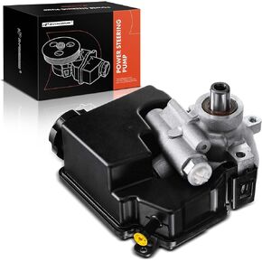 A-Premium Power Steering Pump, with Reservoir, Compatible with Chevrolet Impala/Monte Carlo 2004-2005 & Buick Allure/LaCrosse 2005-2009 & Pontiac Grand Prix 2004-2008, 3.8L Petrol, Replace # 26086105