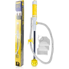 TERA PUMP 2nd Gen. Turkey Fryer Cooking Oil Recycling Pump for Vegetable Oil, Peanut Oil and more with Filter for Deep Frying