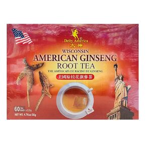 Wisconsin American Ginseng Root Tea 60 bags x 2.25g