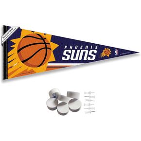 Phoenix Suns Pennant Flag and Wall Tack Pads Mounts