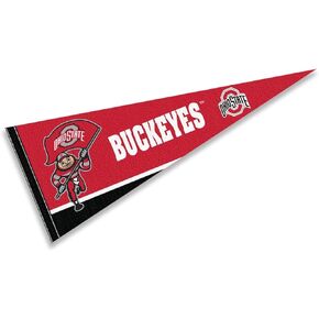 Ohio State University Buckeyes Running Brutus Pennant Flag