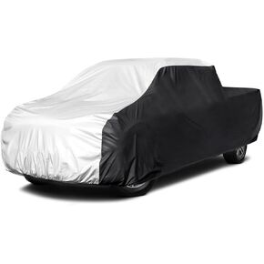 SUV Car Cover 6 Layers, Waterproof All Weather Car Cover with Zipper Door, Indoor/Outdoor Full Cover, Sun Rain Snow UV Protection with Cotton, Fit SUV Jeep-Length (190" to 200")