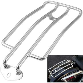 KATUR Motorcycle Luggage Rack Support Shelf Fits Rear Solo Seat 280mm (11") Black Compatible with Harley XL Sportsters 883 XL1200 1985-2003
