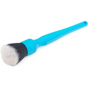 Detail Factory - The Rag Company Synthetic Large Detailing Brush - Ultra-Soft Synthetic Bristles, Scratch-Free, Instrument Panels, Emblems, One Long Handle, Blue