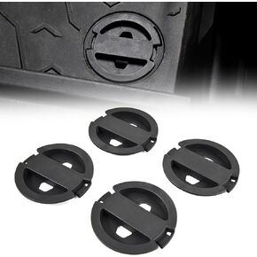 SAUTVS 4PCS Durable Twist Floor Drain Plugs Floor Caps for Kawasaki Teryx KRX 1000, Body Rocker Panels Trap Seal Plug for Kawasaki Teryx KRX KRX 4 1000 2020-2024 Accessories (Replace #11065-1423)
