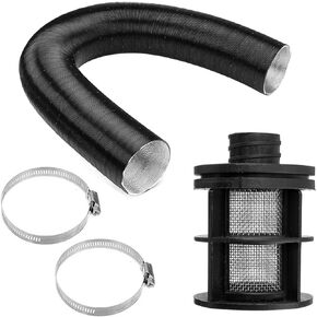 Air Intake Filter Pipe Kit with Clamp For Webasto Eberspacher Diesel Parking Heater 25mm
