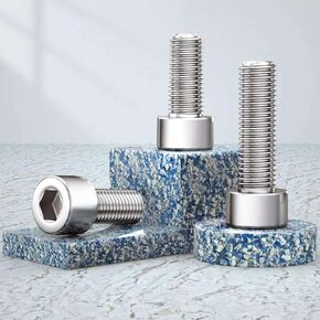 1/2-13 * 1 Socket Head Cap Screws Bolts, 304 Stainless Steel 18-8, Allen Socket Hex Drive, Full Thread,UNC,20pcs