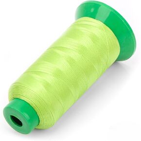 2000YDs Thread for Sewing, Size #69 T70 210D/3 High Strength Polyester Thread, Heavy Duty Bonded Nylon Thread for Upholstery, Beading, Machine, Drapery, Purses, Leather, DIY (Army Green)