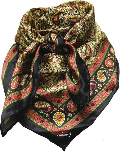 Wild Rag Satin Silk Gold مع الأحمر in Kuwait