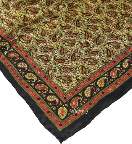 Wild Rag Satin Silk Gold مع الأحمر in Kuwait