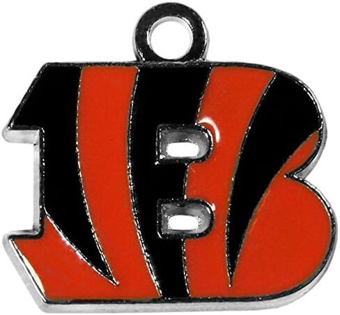 NFL Siskiyou Sports Womens Cincinnati Bengals Charm Chain Bracelet One Size Team Color in Saudi Arabia