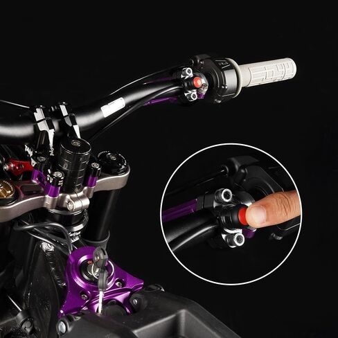 Headlight Switch for Light Bee,ZANGOMB CNC Aluminum Waterproof Headlight On/Off Switch with Mounting Backplate for Surron Segway Accessories,Black in Saudi Arabia