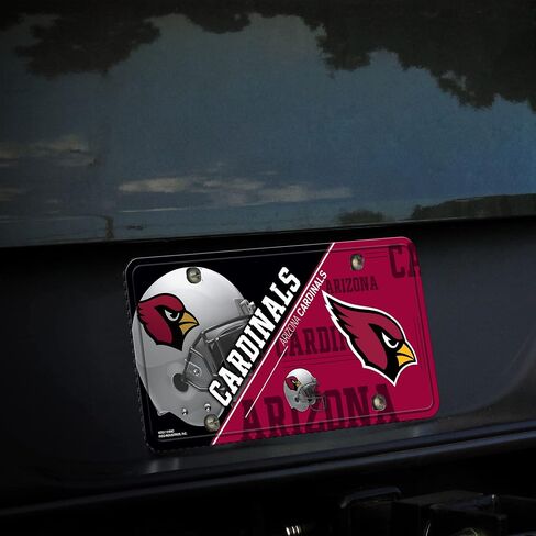 RICO INDUSTRIES NFL Arizona Cardinals Unisex Arizona Cardinals License Plate Metalarizona Cardinals License Plate Metal, Team Color, One Size,6734548507 in Saudi Arabia