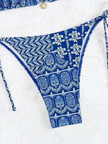 Women's Floral Printed Bikini Sets Boho Geometric Summer Swimsuit Bathing Suit in Saudi Arabia