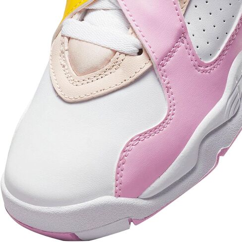 حذاء Jordan Air Jordan 8 Retro (للأطفال الكبار) برتقالي لؤلؤي/وردي قطبي فاتح/أبيض/University 4 Big Kid M in Saudi Arabia