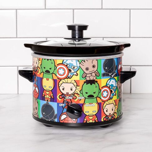 Uncanny Brands Marvel Avengers Kawaii 2qt Slow Cooker- Cook With Your Favorite Avengers in Saudi Arabia