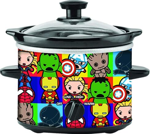 Uncanny Brands Marvel Avengers Kawaii 2qt Slow Cooker- Cook With Your Favorite Avengers in Saudi Arabia