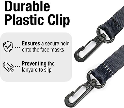 Chainchilla K1 Mask Lanyard Breakaway Face Mask Lanyards for Kids Polyester Facemask Lanyards 14inch Mix1 5pcs in Kuwait