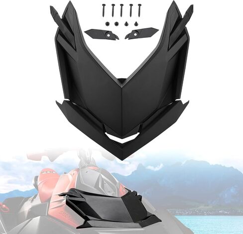 HAKA TOUGH صندوق تخزين علوي أمامي ومجموعة غطاء غطاء عاكس لـ Sea-Doo Spark/Sea-Doo Spark TRIXX، مجموعة صندوق تخزين أمامي سعة 7.4 جالون (28 لتر)، استبدل OEM # 295100504,295100864 in Saudi Arabia