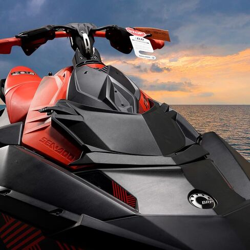HAKA TOUGH صندوق تخزين علوي أمامي ومجموعة غطاء غطاء عاكس لـ Sea-Doo Spark/Sea-Doo Spark TRIXX، مجموعة صندوق تخزين أمامي سعة 7.4 جالون (28 لتر)، استبدل OEM # 295100504,295100864 in Saudi Arabia