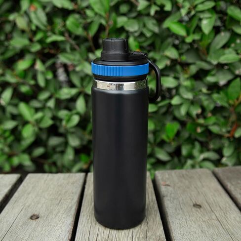 Lid for Hydro Flask Wide Mouth Sport Water Bottles, Spout Lid for Hydroflask 18 oz 32 oz 40 oz Wide Mouth Bottle Lid Replacement Cap (Black) in Saudi Arabia