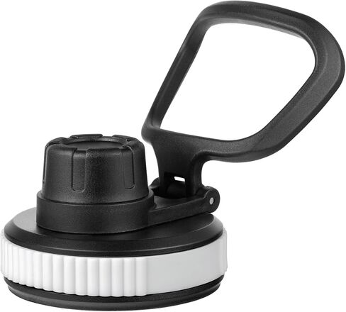 Lid for Hydro Flask Wide Mouth Sport Water Bottles, Spout Lid for Hydroflask 18 oz 32 oz 40 oz Wide Mouth Bottle Lid Replacement Cap (Black) in Saudi Arabia
