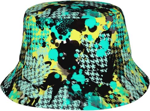 Bucket Hat for Men Women Funny Sun Hat 80s 90s, Packable Lightweight Outdoor Cap for Summer Beach Travel Headwear in Saudi Arabia
