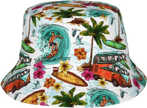 Bucket Hat for Men Women Funny Sun Hat 80s 90s, Packable Lightweight Outdoor Cap for Summer Beach Travel Headwear in Saudi Arabia