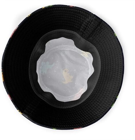 الديناصورات في الفضاء للجنسين قبعة دلو الصيف السفر الشاطئ قبعات الشمس في الهواء الطلق in Kuwait