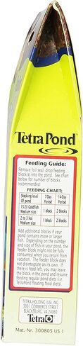 (4 عبوات) كتلة تغذية بطيئة الإصدار من TetraPond Vacation Food، 3.45 أونصة لكل منها in Saudi Arabia