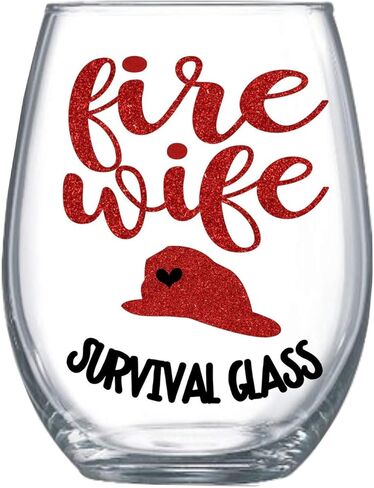 هدايا زوجة النار للنساء، زجاج نبيذ كبير بدون جذع، زجاج بقاء لها 0044 in Kuwait