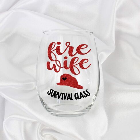 هدايا زوجة النار للنساء، زجاج نبيذ كبير بدون جذع، زجاج بقاء لها 0044 in Kuwait