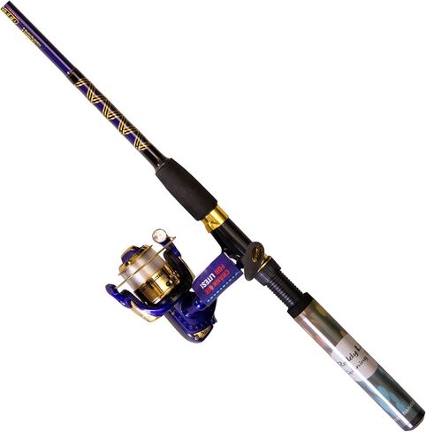 Master Fishing Tackle Roddy Hunter LED Lites Spinning ComboDN 477-WL, 6.5ft, Blue in Saudi Arabia