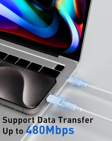 4 حزم محول Lightning إلى USB-C لهاتف iPhone 15/15 Pro Max، TIEKIANG 27W شحن سريع لهاتف iPhone 15/Plus/Pro/Pro Max والمزيد من الأجهزة من النوع C، يدعم نقل البيانات، غير مصمم للصوت/OTG in Saudi Arabia