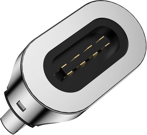 ZBF 10 دبابيس رأس موصل مغناطيسي لأجهزة Android USB-C (4 عبوات)، كابل شحن مغناطيسي 5A فقط in Kuwait