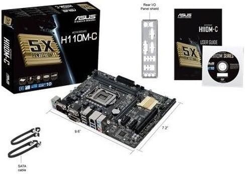 اللوحة الأم أسوس مايكرو ATX DDR4 LGA 1151 H110M-C/CSM in Saudi Arabia
