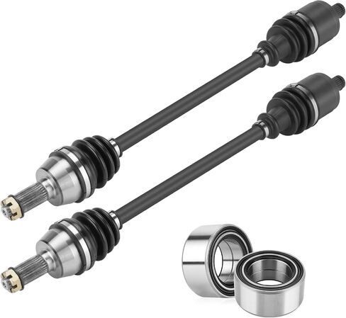 Youxmoto Front Left/Right CV Axle & Wheel Bearing Kit Fit for Polaris Ranger 500 700 800 4x4 EFI 2009 2010 2011 2012 2013 2014 2015 2016, 4340 Chromoly Steel Drive Shaft CV Axles, For 1332606, 1332856 in Saudi Arabia