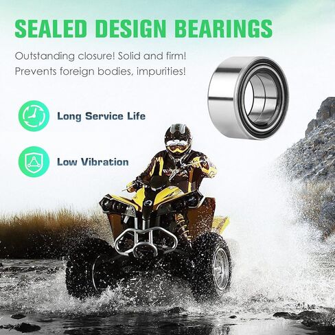 Youxmoto Front Left/Right CV Axle & Wheel Bearing Kit Fit for Polaris Ranger 500 700 800 4x4 EFI 2009 2010 2011 2012 2013 2014 2015 2016, 4340 Chromoly Steel Drive Shaft CV Axles, For 1332606, 1332856 in Saudi Arabia