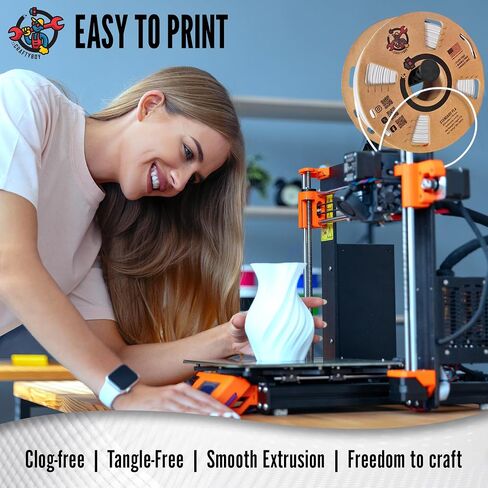 CRAFTYBOY PLA 3D Printer Filament - Black Filament 1.75mm, 1kg Spool – Fits FDM Printers Hobbyist to Professional Use, 3D Filament for Kids 3D Printer in Saudi Arabia