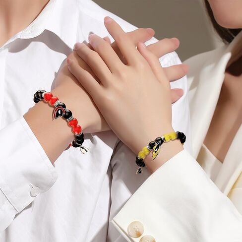 Best Friendship Bracelets Touch Matching Couples Bracelets for Long Distance Christmas Valentines Day Birthday Gifts for Sister Bestie Boyfriend in Saudi Arabia