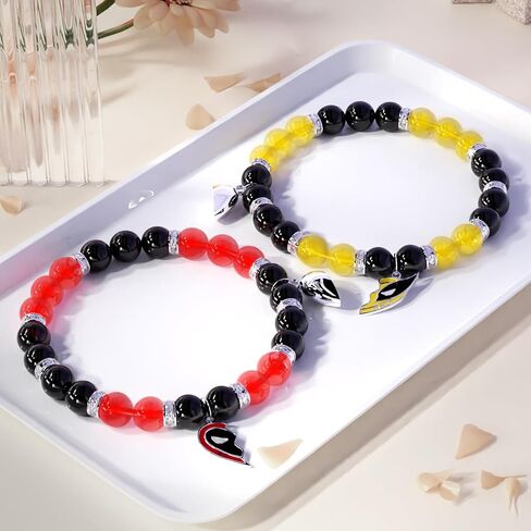 Best Friendship Bracelets Touch Matching Couples Bracelets for Long Distance Christmas Valentines Day Birthday Gifts for Sister Bestie Boyfriend in Saudi Arabia