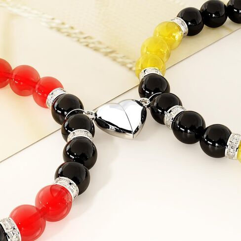 Best Friendship Bracelets Touch Matching Couples Bracelets for Long Distance Christmas Valentines Day Birthday Gifts for Sister Bestie Boyfriend in Saudi Arabia