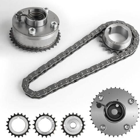 مجموعة سلسلة التوقيت PUENGSI متوافقة مع 2007-2009 Yaris 1.8L DOHC، 2009-2013 Corolla 1.8L DOHC، 2009-2013 Matrix 1.8L DOHC، 2011-2013 Prius 1.8L DOHC، 2012-2013 Prius V 1.8L DOHC والمزيد in Kuwait