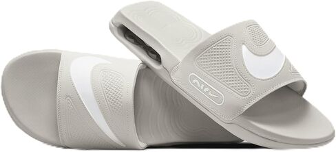 Nike Air Max Cirro Men's Slides (DC1460-011, LT IRON ORE/WHITE) Size 14 in Saudi Arabia